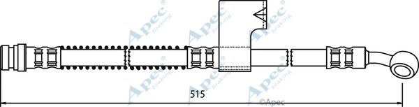 APEC BRAKING Тормозной шланг HOS3564